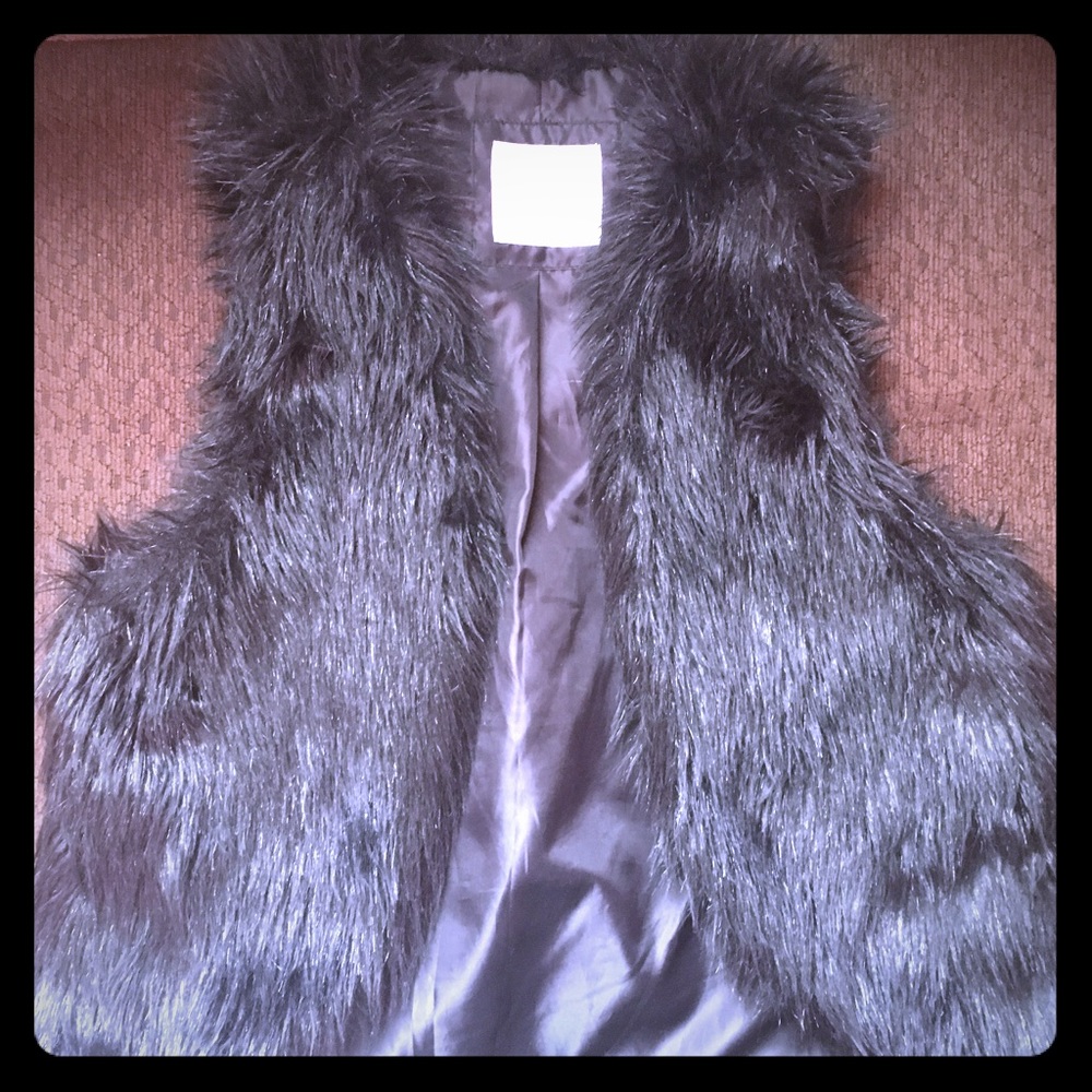 Girls Faux Fur Justice Vest